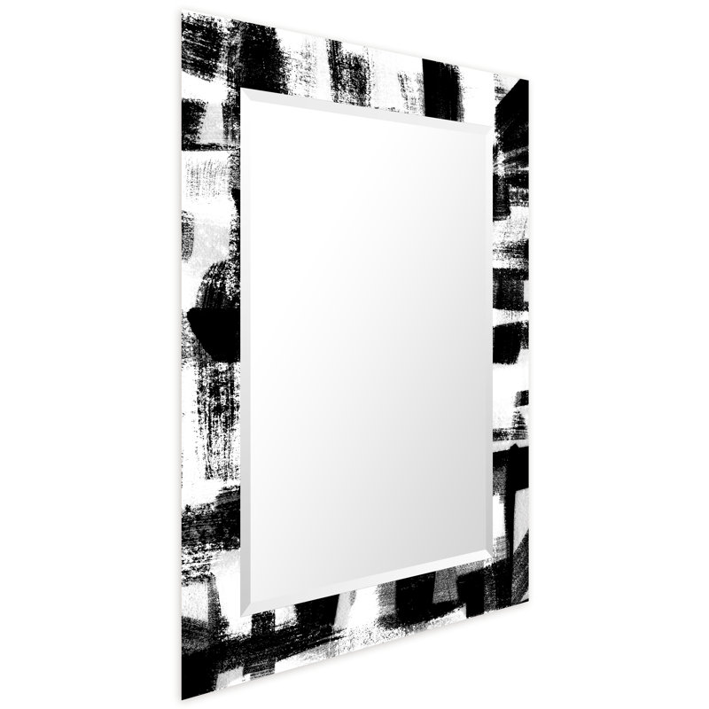 17 Stories Ston Easton Glass Rectangle Mirror & Reviews Wayfair